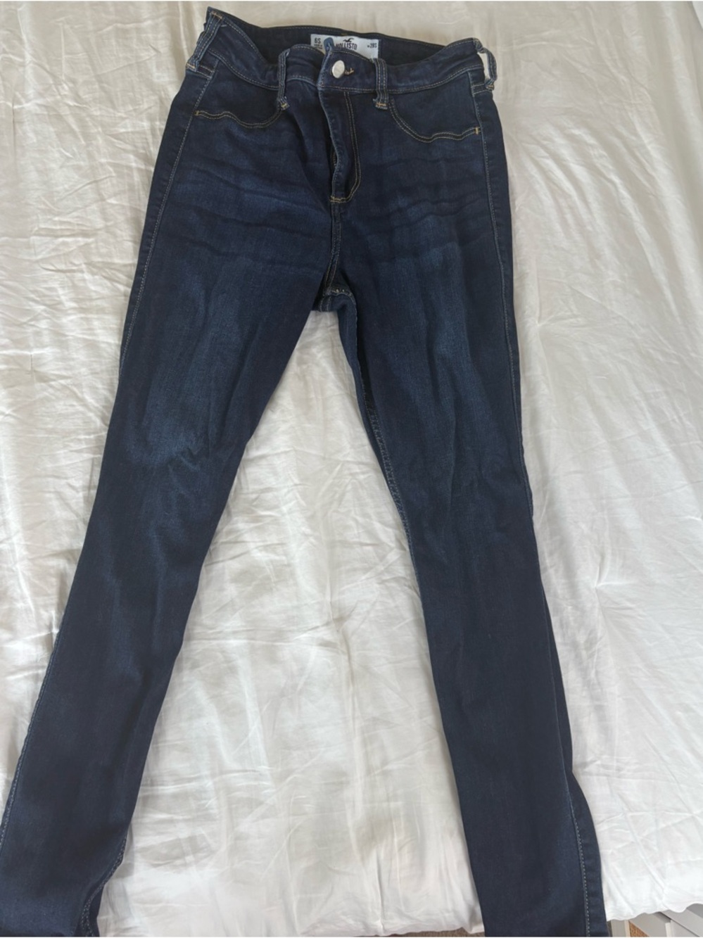 Hollister Women's Dark Indigo Skinny Jeans